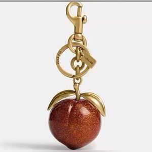 Coach The Summer Turned Pretty™ Peach Bag Charm CBX51 NWT
